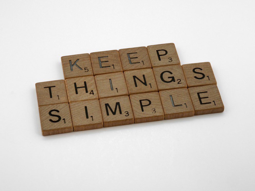 Keep Things Simple Scrabble