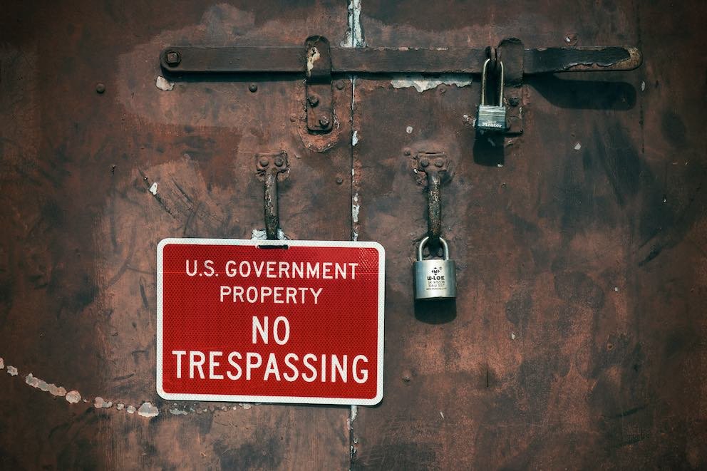 No Trespassing Sign