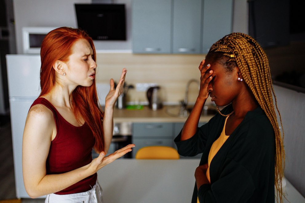Code Without Borders: Cultural Differences in Tech Workspaces 2 Diverse Colleagues Arguing Conflict
